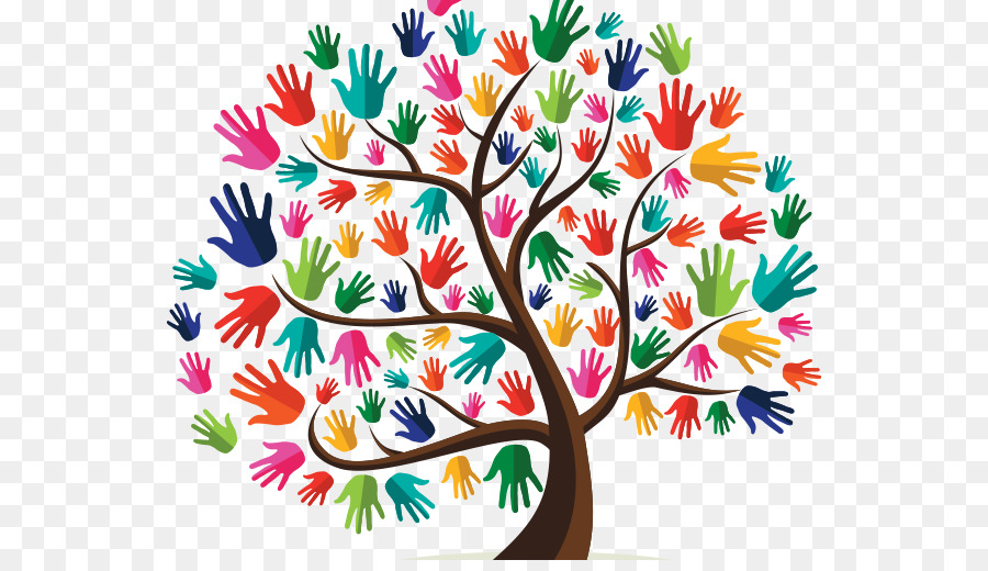 Tree of hands. Tree of hands.