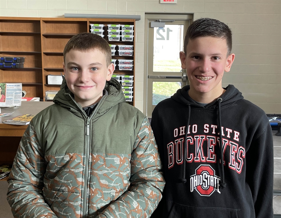 Anthony Sylvia (left) and Max Fissel Anthony Sylvia (left) and Max Fissel